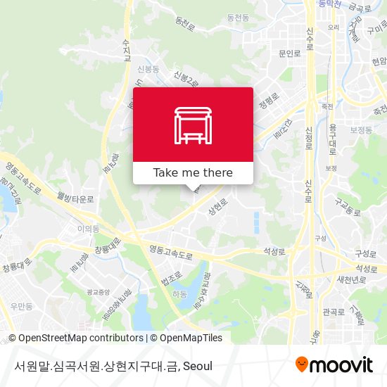 서원말.심곡서원.상현지구대.금 map