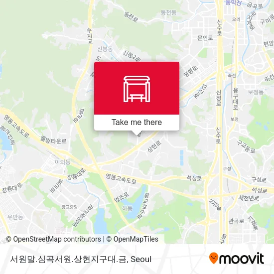 서원말.심곡서원.상현지구대.금 map