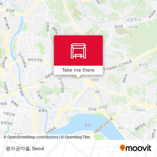 왕자궁마을 map