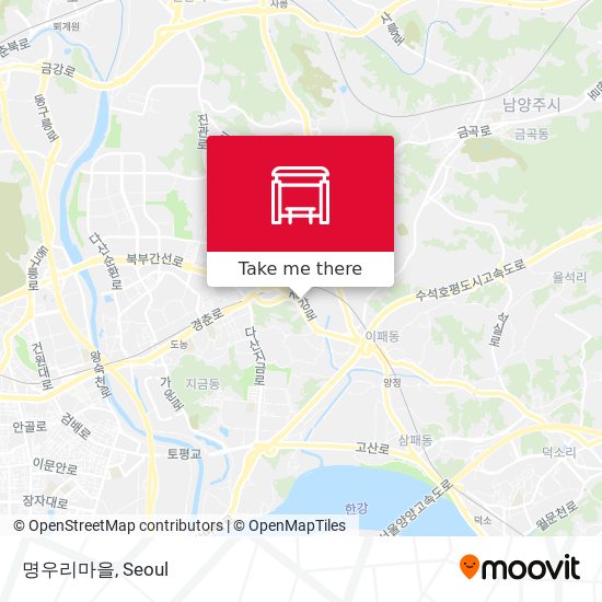 명우리마을 map