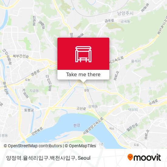 양정역.율석리입구.백천사입구 map