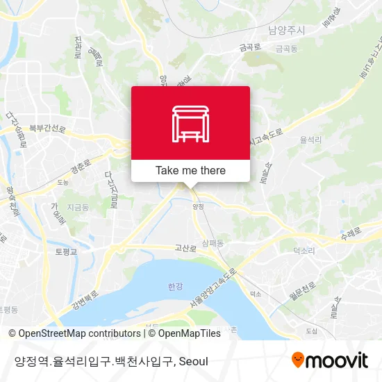 양정역.율석리입구.백천사입구 map