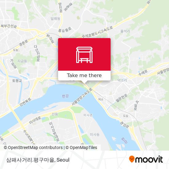 삼패사거리.평구마을 map