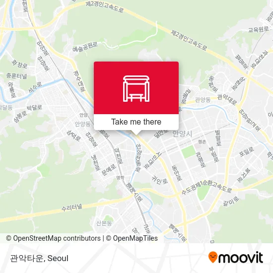 관악타운 map