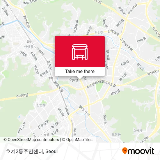 호계2동주민센터 map