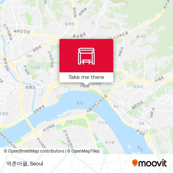 역촌마을 map