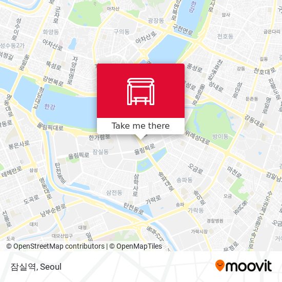 잠실역 map