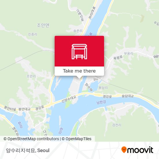 양수리지석묘 map