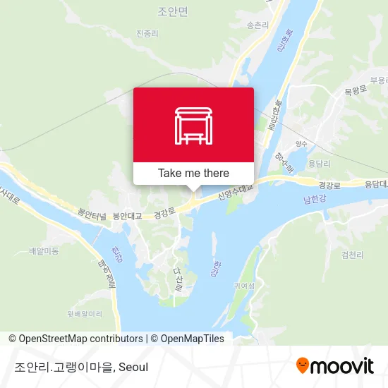 조안리.고랭이마을 map