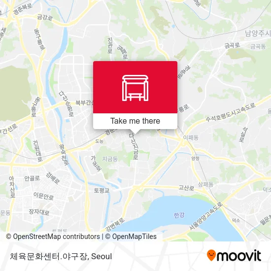 체육문화센터.야구장 map