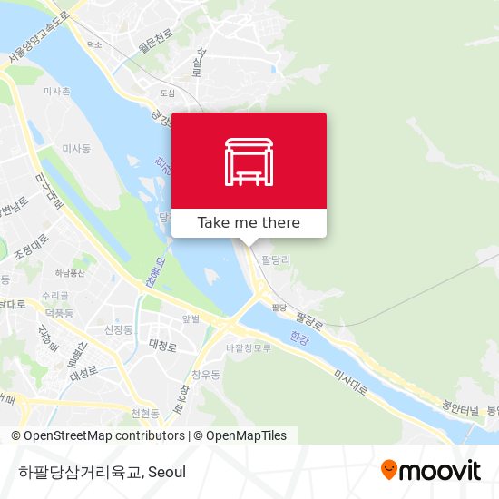하팔당삼거리육교 map