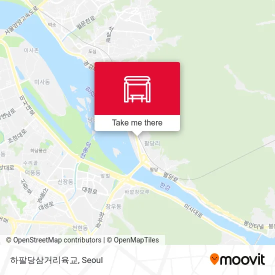 하팔당삼거리육교 map