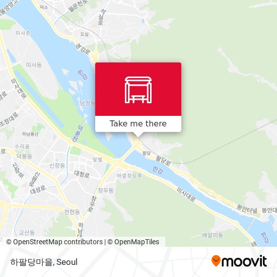 하팔당마을 map