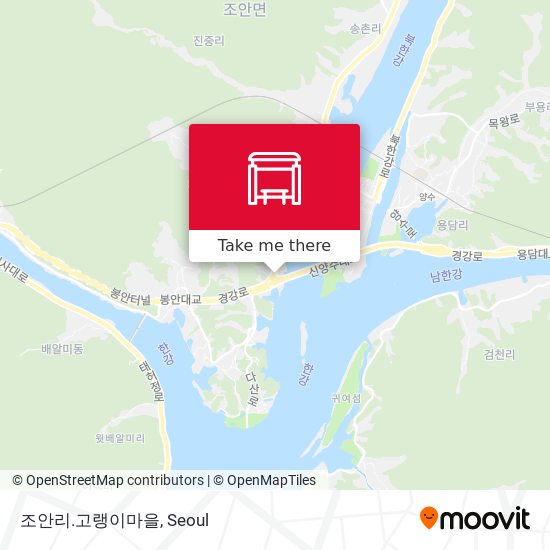 조안리.고랭이마을 map