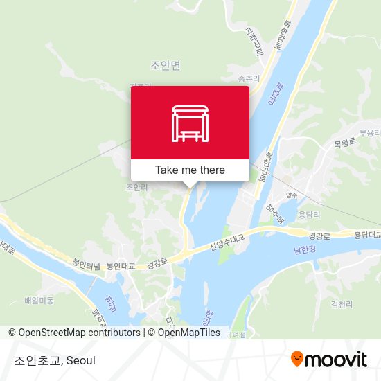 조안초교 map