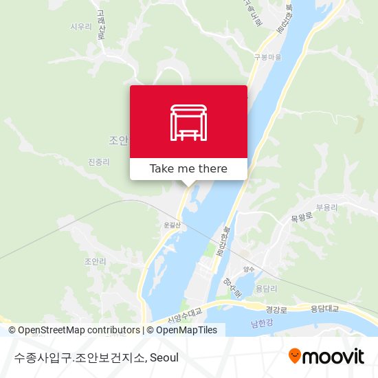 수종사입구.조안보건지소 map
