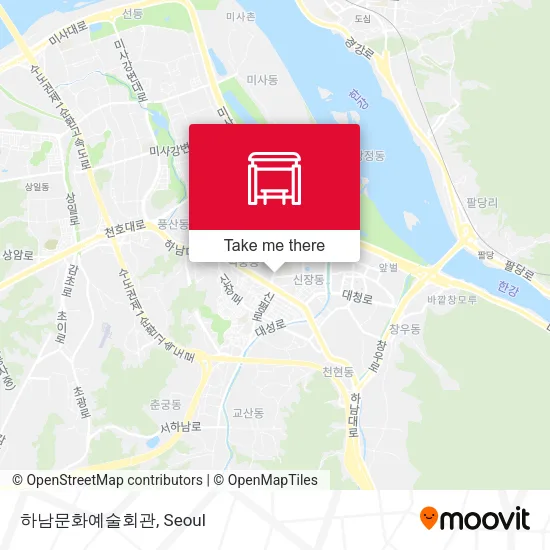 하남문화예술회관 map