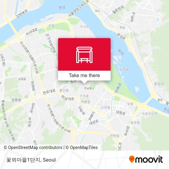 꽃뫼마을1단지 map