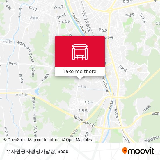 수자원공사광명가압장 map