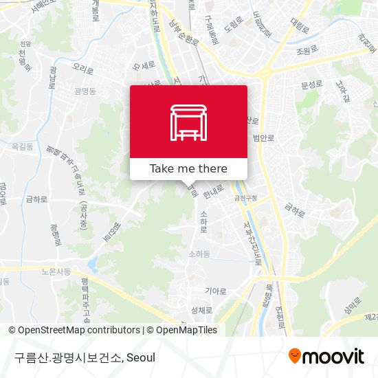 구름산.광명시보건소 map