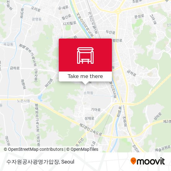 수자원공사광명가압장 map