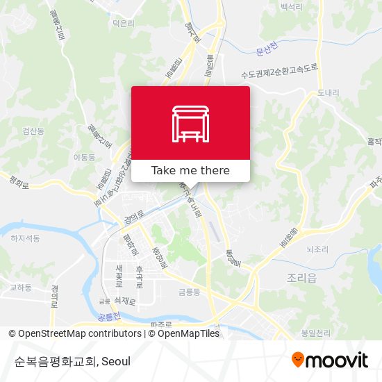 순복음평화교회 map