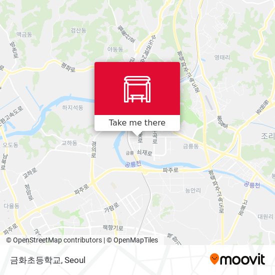 금화초등학교 map