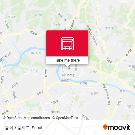 금화초등학교 map