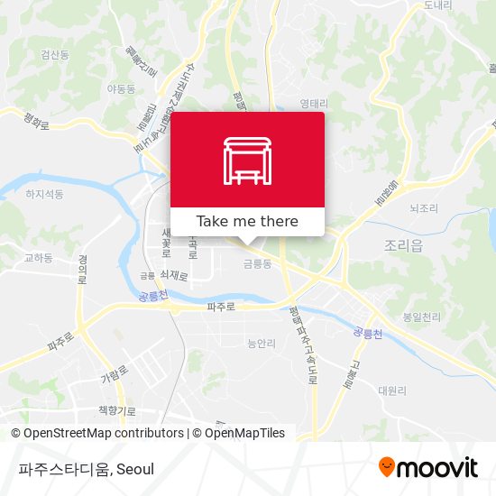파주스타디움 map