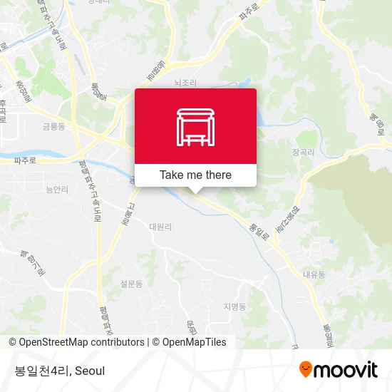 봉일천4리 map