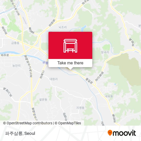 파주삼릉 map
