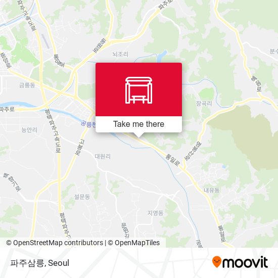 파주삼릉 map