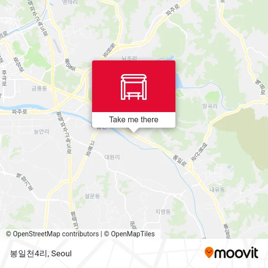 봉일천4리 map