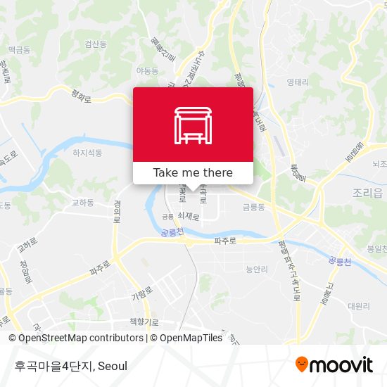 후곡마을4단지 map