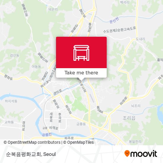 순복음평화교회 map