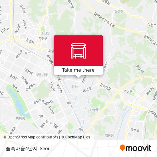 숲속마을4단지 map