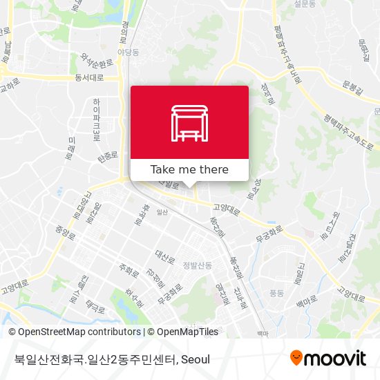 북일산전화국.일산2동주민센터 map