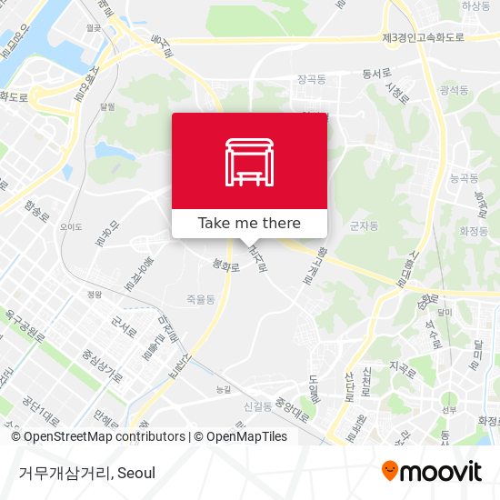 거무개삼거리 map