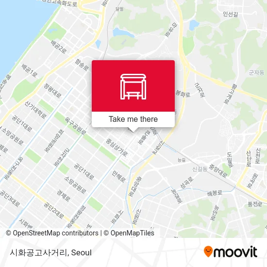 시화공고사거리 map