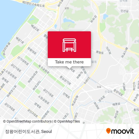 정왕어린이도서관 map