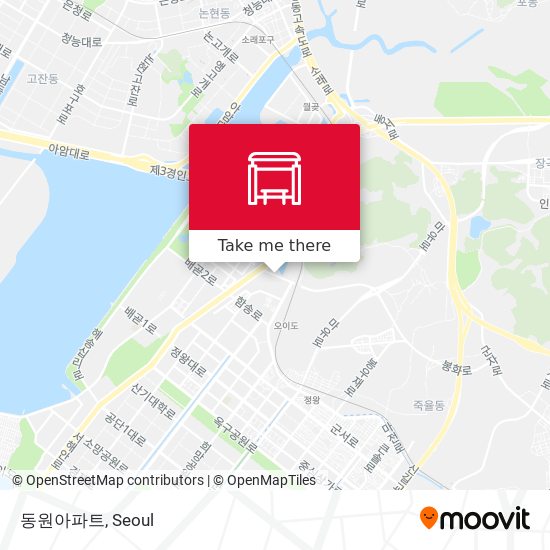 동원아파트 map