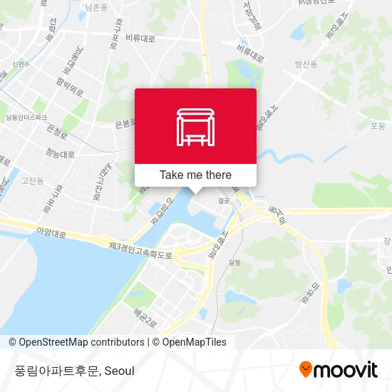 풍림아파트후문 map
