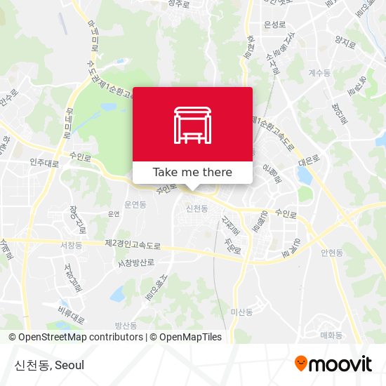 신천동 map