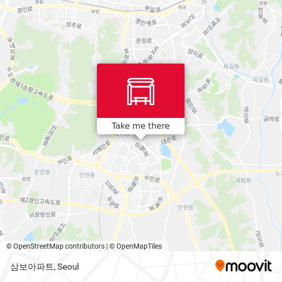 삼보아파트 map
