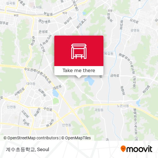 계수초등학교 map