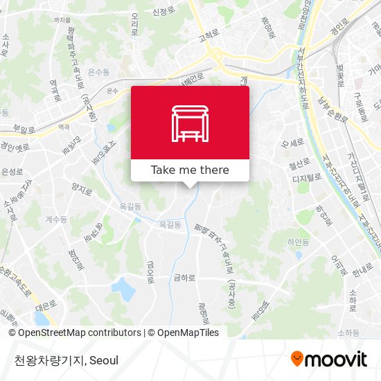 천왕차량기지 map