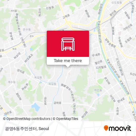 광명6동주민센터 map