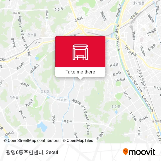 광명6동주민센터 map
