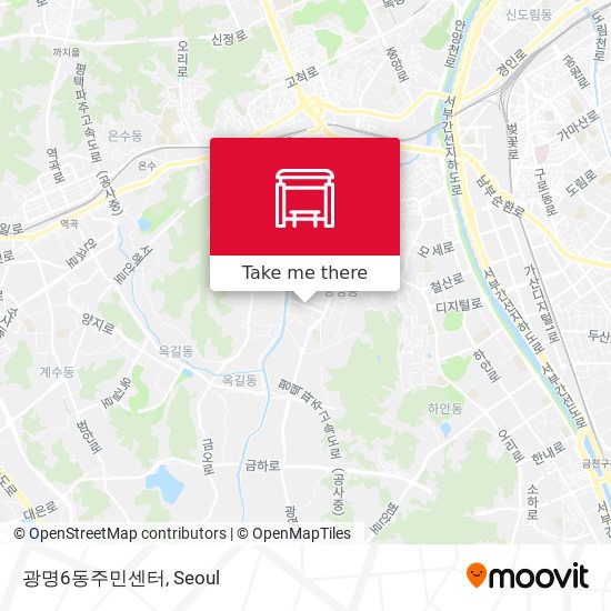 광명6동주민센터 map
