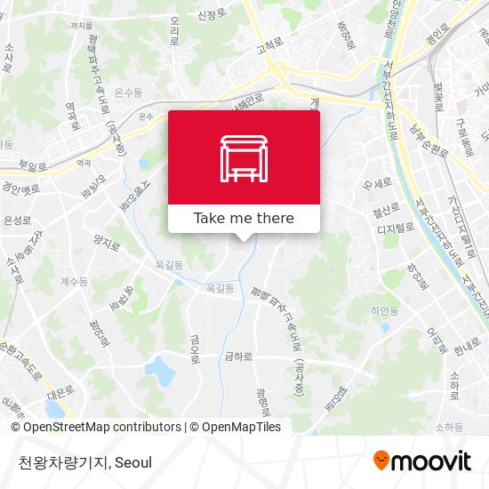 천왕차량기지 map